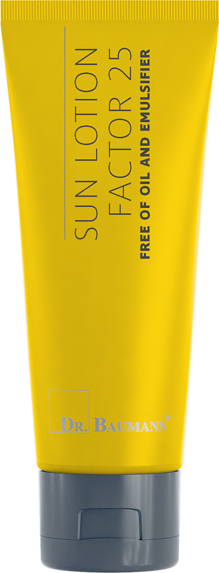 Sun Lotion Factor 25 Free of oil and emulsifier